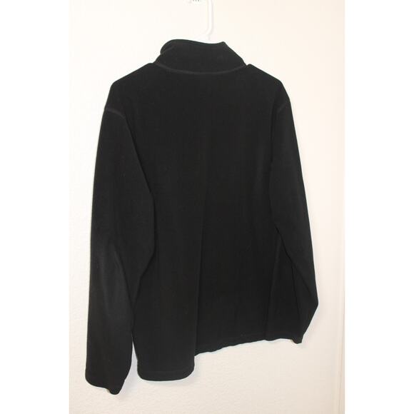 Eddie Bauer Men's Medium Polyester 1/4 Zip Black Soft Sweater - Picture 7 of 9